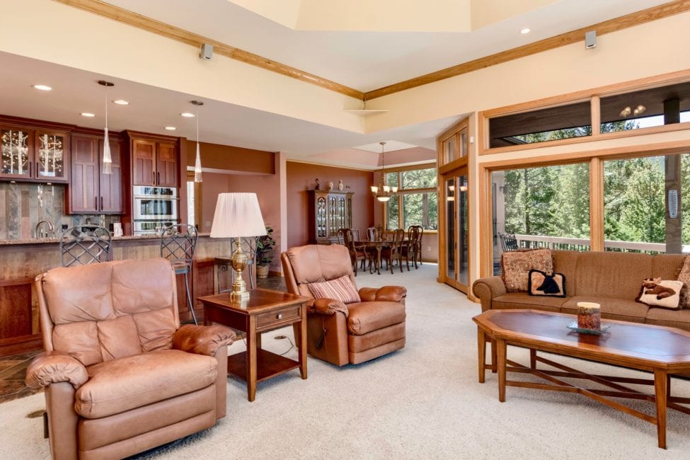 Eaglecliff Cr Living Room - Windcliff Estes Park Real Estate